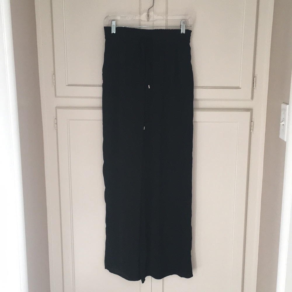 Wide Leg Silky Pants